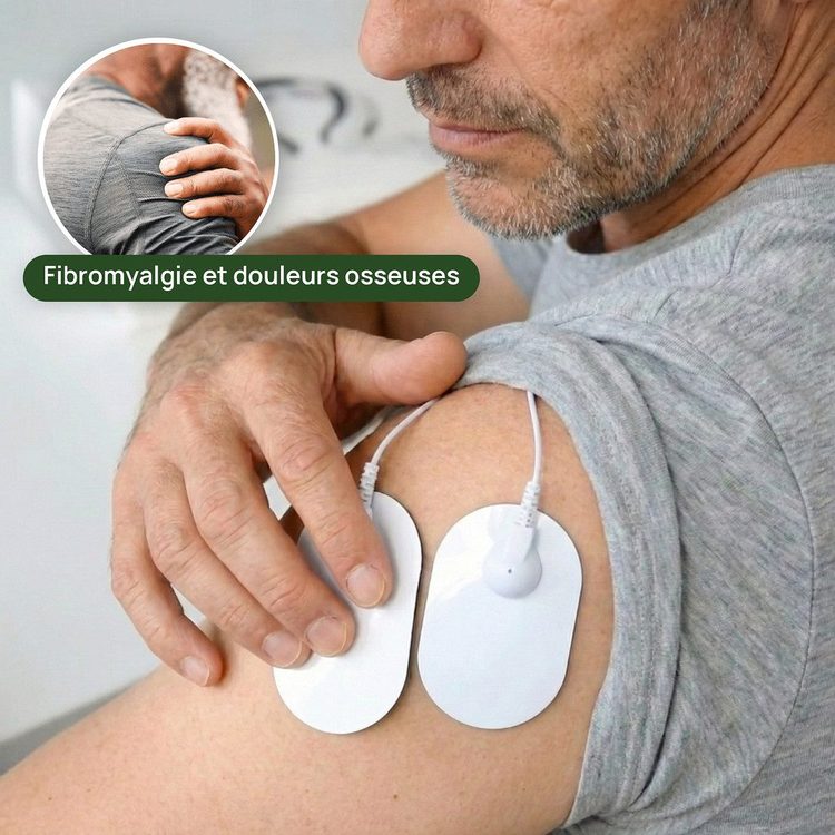 Patchs Acupeo® posés sur l’épaule