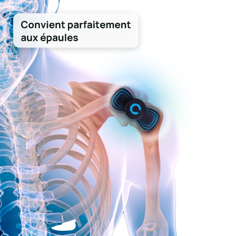 Acupeo® Pulse posé sur l’épaule